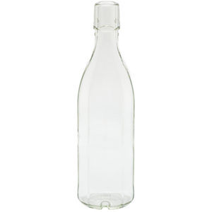 Saftflasche 10-Kantform mit Buegelverschluss 500ml