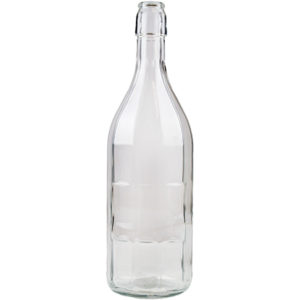 Saftflasche 10-Kantform mit Buegelverschluss 750ml