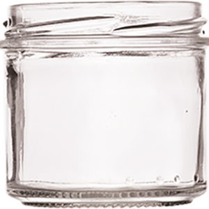 Sturzglas mit Schraubdeckel - 130ml